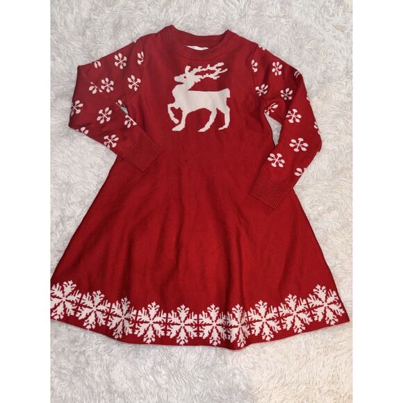 Beautiful Smiling Pinker girls sz. 140 holiday sweater dress. Gorgeous - Picture 1 of 7